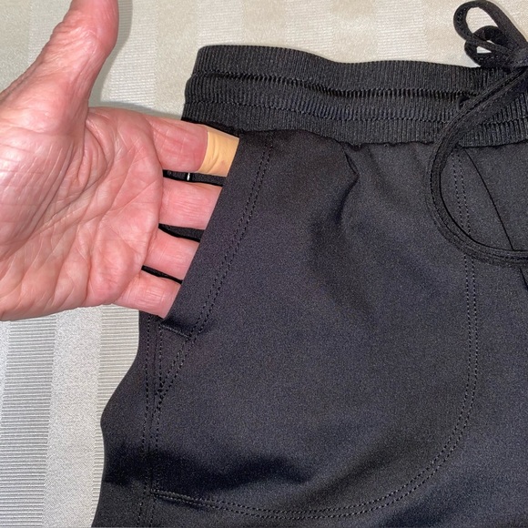 Rachel Zoe Sz S Black Joggers~ Drawstring w/ Elastic Waist, 3 pockets EUC - Picture 9 of 14